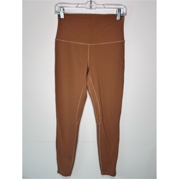 lululemon athletica Pants - Lululemon Women's Brown and Tan Leggings